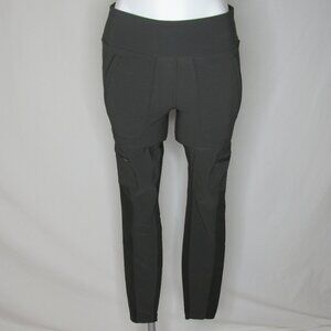 Athleta Charcoal Black Highline Hybrid Cargo Sport Tights 28" Women's 2